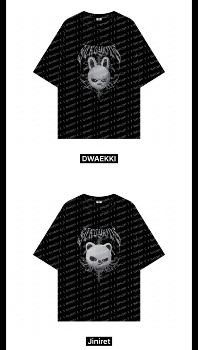 STRAY KIDS - EVIL SKZOO T-SHIRT - World Tour 'dominATE' | Jiniret